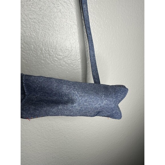 Disney Store Minnie Mouse Crossbody Bag Girls Denim Rainbow Ears Bow One Size - Picture 5 of 8